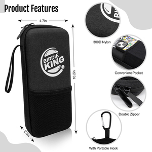 Estuche para Guantes de Golf, Bolsa Organizadora de Accesorios, Cierre de Cremallera, Clip de Mosquetón, Bolsillo de Malla, Portátil, de Viaje, Personalizado OEM - Product Image 2