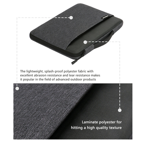 Bolsa para Portátil de 14-16 Pulgadas para <span class=keywords><strong>Hombre</strong></span>, Estilo Estudiante, Color Gris Oscuro, Funda Protectora para Portátil, Duradera, de Poliéster, Impermeable, para Viajes y Negocios - Product Image 3