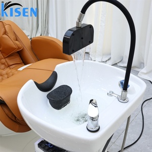 KISEN Lit de lavage de cheveux électrique inclinable pour salon, avec fonction spa japonais, pour salon de coiffure - Product Image 5