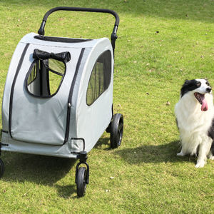 चीन प्रीमियम अतिरिक्त मध्यम और बड़े कुत्ते के स्ट्रेलर बहुमुखी xl फोल्डेबल और वाटरप्रूफ डॉग स्ट्रेलर - Product Image 6