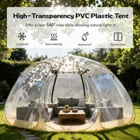 Tente dôme luxueuse personnalisable avec logo, pour une personne, spacieuse, transparente, portable, pour jardin, igloo, 3-4 personnes, ouverture rapide, camping