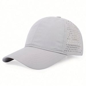 Wholesale Manufacturer Unisex Quick Drying Laser Cutting Hole Drilled Baseball <b>Waterproof</b> <b>Hat</b> for Men - Product Image 4