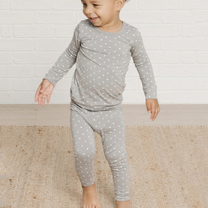 Pyjamas de sport pour bébé à manches longues 100% coton, ensembles de pantalons de couleur florale - Product Image 2