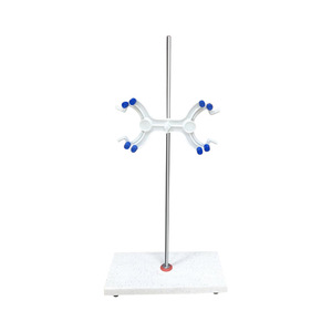 Support à burette en marbre blanc avec pince papillon en plastique ; support à burette dédié aux burettes. - Product Image 1
