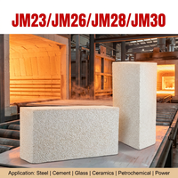 Gamme complète de briques isolantes en mullite JM23/26/28/30 pour grands projets - 1260-1650 ° Niveaux C