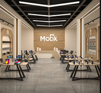 Design d'intérieur de boutique pour accessoires de téléphonie mobile, comptoir d'exposition de téléphones portables de haute qualité