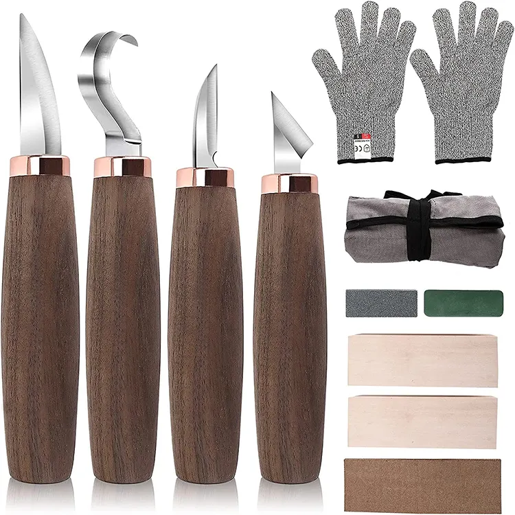 Hot sale wood carving tools kit whittling knife set for beginners