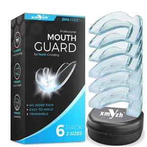 Hot Health Care boccaglio Anti russamento dispositivo di aiuto per dormire paradenti in Silicone per dormire bocca guardia con scatola
