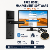 Cerradura Inteligente para Hotel sin Llave, Cerraduras Electrónicas con Tarjeta RFID y Llave, Antirrobo, Duraderas, Impermeables, Pulimentadas