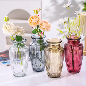 Venta al por mayor moderno diseño cilindro florero de cristal gradiente negro y amarillo velas decorativas hidropónico florero de mesa para <span class=keywords><strong>flores</strong></span> - Product Image 6