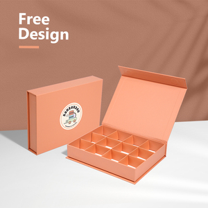 Sang trọng tùy chỉnh <span class=keywords><strong>Macaron</strong></span> Truffle sô cô la Kẹo Gói Hộp quà tặng bao bì với ngăn chèn - Product Image 1