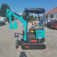 Mini pelle 1000kg 1 tonne petite pelleteuse certifiée CE EPA LIVRAISON GRATUITE Bagger Motor Home Use en vente