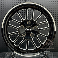 Jantes forgées sur mesure HS-HS505 Drag Racing Staggered Wheel Beadlock pour Mustang GT Challenger Charger Hellcat Redeye Demon Sedan