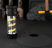 Lanterne de camping LED COB rechargeable, étanche IP44, 2000mAh, 18650, lumière de tente portable, projecteur XPG, intensité réglable, chargement de type C