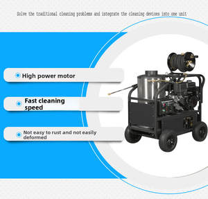 Soufflez pendant des années de saleté accumulée sur <span class=keywords><strong>les</strong></span> murs de briques avec une <span class=keywords><strong>sortie</strong></span> de courant d'eau à haute pression éternelle Laveuse de voiture à haute pression - Product Image 2