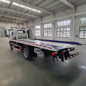 China Supplier Shacman 3 Ton <b>Flatbed</b> Tow <b>Truck</b> Wreckers Recovery Vehicle with Winch for Sale - Product Image 3