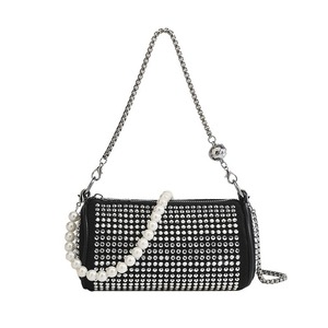 Sac bandoulière cylindrique strass Chaîne perlée Gorgeous sparkle - Product Image 5