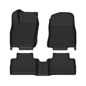 แผ่นรองพื้นรถยนต์ 3 มิติ 5 มิติ TPE และคาร์บอนไฟเบอร์ ขายดี อุปกรณ์ตกแต่งรถยนต์รักษ์โลก สำหรับรถยนต์นิสสัน คิกส์ ปี 2025 - Product Image 1