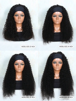 Vente en gros perruque bandeau cheveux vierges SDD perruques cheveux humains indiens bruts vendeurs perruque cheveux bouclés birmans à cuticules alignées pour les femmes noires