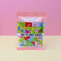 Kolajoy 100g Bonbons à la menthe sans sucre aux fruits mélangés, enrichis en vitamine C, en vrac, de qualité supérieure, sains et rafraîchissants pour soulager la bouche sèche