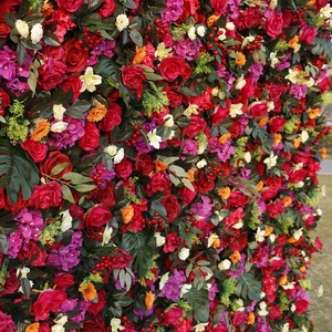 Panel de Flores Artificiales para Decoración de Bodas, 8 pies x 8 pies, para Decoración de Fiestas - Product Image 6