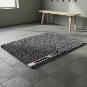 Alfombras de Baño Modernas de Lujo Antideslizantes, Alfombra Peluda con Respaldo de Látex, Absorbente de Agua, Transpirable, de Fibra para Perros - Product Image 4