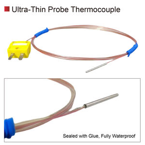 Kompakte Edelstahl Hochtemperatur Mikro Thermoelement Sonde K J T φ1.5mm φ2.0mm 0‑480°C Wasserdicht Sensor - Product Image 4