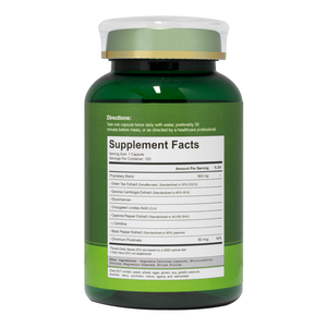 Kapsul ramping alami hitungan 120 dengan Garcinia Cambogia efektivitas antioksidan untuk vitalitas harian dan energi Holistik - Product Image 3