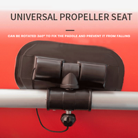 Ensemble de bateaux de pêche carrés pour plusieurs personnes Plate-forme flottante gonflable Ponton de pêche LUYA Péniches Plates-formes de pêche mobiles plus larges