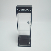 Support d'affichage en acrylique personnalisé de haute qualité avec porte et clé