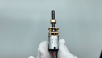 Mini moteur à engrenages N20 DC 6V 8V 12V à vitesse lente avec boîte de vitesses entièrement métallique, écrou en laiton, vis, arbre, micromoteur