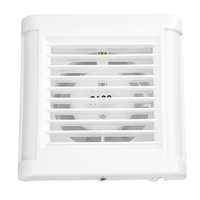 Ventilateur extracteur mural pour salle de bain, faible bruit, pour l'élimination de l'humidité et des odeurs domestiques