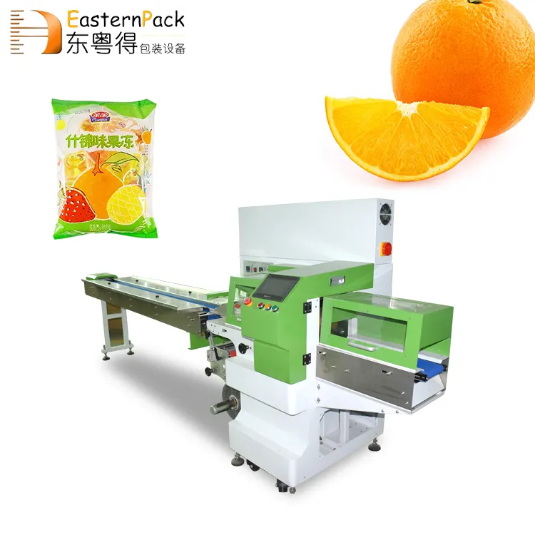 Automatische Houtskoolverpakking Briket Energy Bar Prijs Netto Printer Voor Flow Pack Verpakkingsmachine