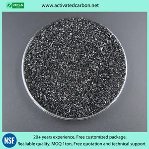 Charbon actif granulaire à base de charbon de fabrication ZHULIN pour la purification de l'eau