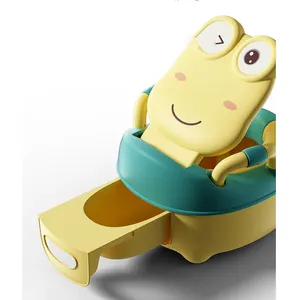 男生便盆训练座椅人体工程学设计，靠背马桶列车