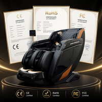 LEERCON 2026 Fauteuil de massage corporel complet 8D AI double cœur haut de gamme avec garantie de prix anti-tarif et mécanisme double zéro gravité
