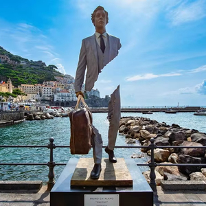 Scultura in Bronzo Personalizzata di <span class=keywords><strong>Bruno</strong></span> a Grandezza Naturale, Ritratto Realistico - Product Image 2