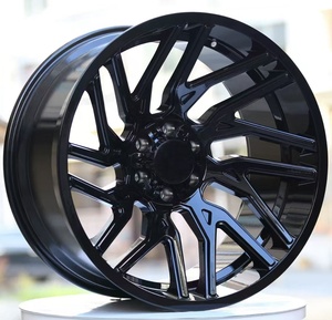 Rueda de Aleación Todoterreno 4x4 de 22 Pulgadas 22x12 6x139.7 6x135 -44 Offset Negativo Cóncavo para gmc sierra silverado suburban tahoe - Product Image 1