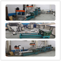 Ligne de granulation simple automatique de recyclage des déchets plastiques humides machine de granulation concassée PE pour LLDPE EVA PVC PC-nouvelle version