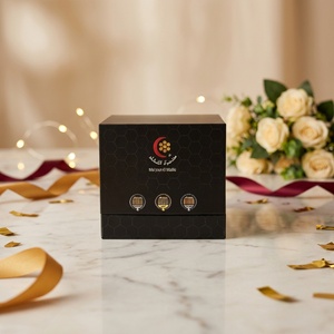 Premium Rigid <b>Gift</b> Cardboard <b>Box</b> with Black Customizable <b>Large</b> Size Square Eco-friendly 100% Biodegradable <b>Gift</b> Cardboard - Product Image 1