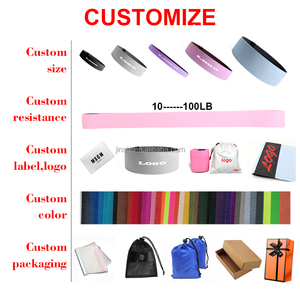 4cm vải bao phủ kháng kéo dài ban nhạc tùy chỉnh Jacquard Yoga ban nhạc đàn hồi - Product Image 5