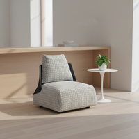 Chaise de salle à manger minimaliste nordique FC-069, luxe léger, pour restaurant, café, hôtel, club, mobilier d'intérieur, métal, MDF