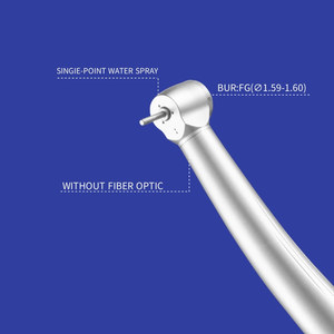 Commercio all'ingrosso della fabbrica a buon mercato <span class=keywords><strong>4</strong></span> fori Turbo dentale ad alta velocità manipolo in metallo materiale in acciaio turbina dentale ad alta velocità a mano pezzo - Product Image 4
