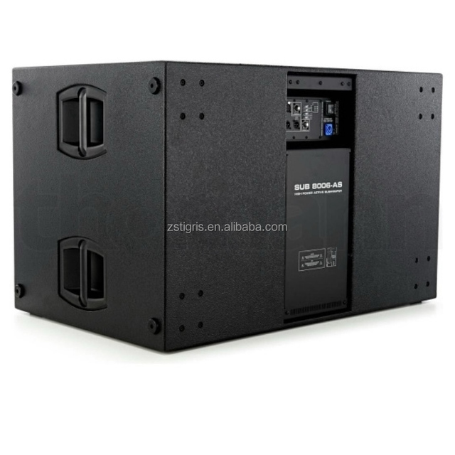 Sub 8006-AS Dual 18 Inch Active Subwoofer Subwoofer High Power Bass Professional Sound System for Big Stage