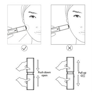 ZS Portable Facial Moist ure Wasser öl analysator Haut feuchtigkeit ölgehalt Elektrischer Test Pen <span class=keywords><strong>Tester</strong></span> Analyzer für den Heimgebrauch - Product Image 6