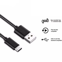 Câble de charge rapide USB vers Type C USB TPE de haute qualité 1M Blanc pour téléphone portable, écouteurs et tablette