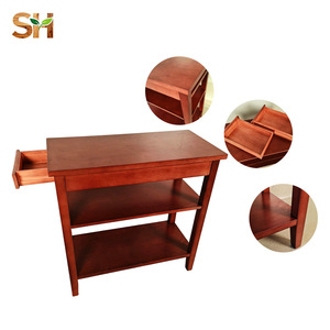 Anh đào cổ điển kết thúc giọng bảng với ngăn kéo kệ hình chữ nhật rắn gỗ bên Bảng điều khiển cho lối vào phòng khách phòng ngủ - Product Image 1