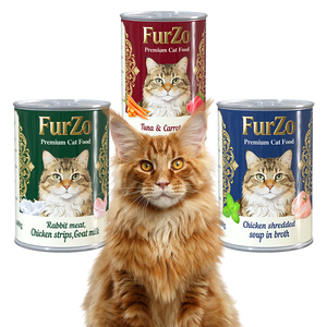 <span class=keywords><strong>Friandises</strong></span> pour chats FurZo personnalisables, 400g, riches en protéines, nourriture humide, grand format, bâtonnets de poulet, lait de chèvre, soupe épaisse, récompense pour chat - Product Image 3