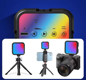 Luce LED RGB Portatile per Telefoni Cellulari, Tablet e Mini Fotocamere Selfie, Materiale ABS per Fotografia e <span class=keywords><strong>Video</strong></span> <span class=keywords><strong>YouTube</strong></span> - Product Image 5