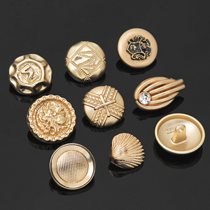 KUNSHUO <b>Button</b> Factory Custom <b>Buttons</b> Shell Conch Starfish <b>Metal</b> Irregular Shape <b>Metal</b> Shank women clothes <b>buttons</b> for clothes - Product Image 1
